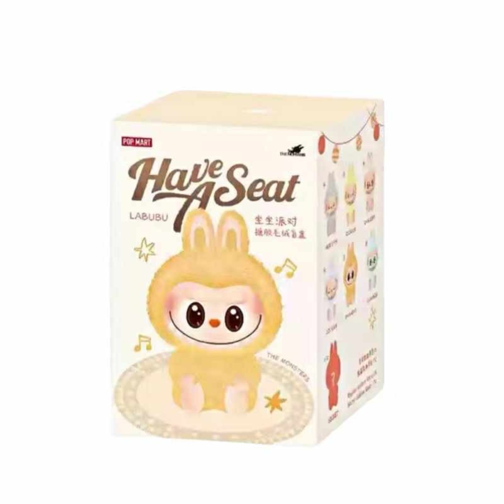 Pop Mart Labubu Have A Seat Figurine - Cream